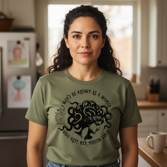 Medusa Woman Advocating Shirt - Picture 6 of 7